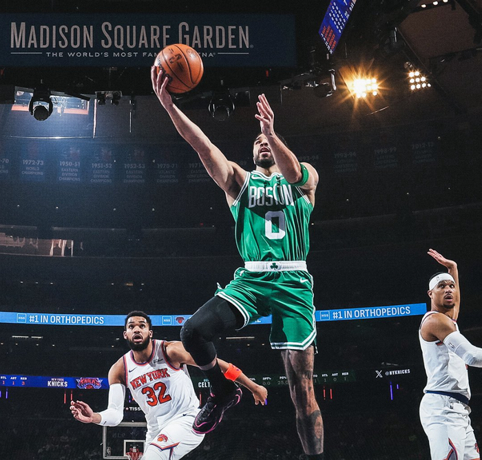 尼克斯关键三分终结绿凯四连胜 塔图姆复出首战